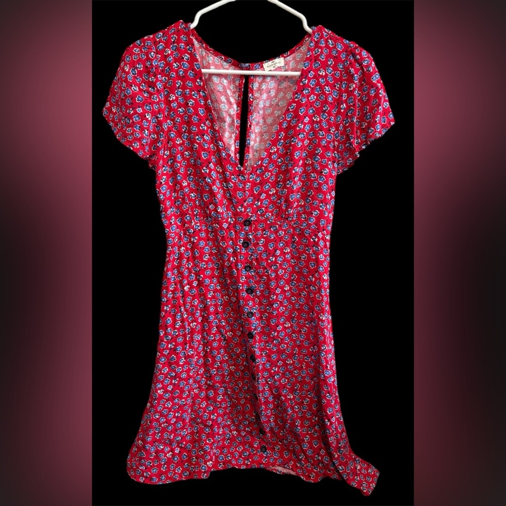 Mason & Belle Red Floral Sundress size Small